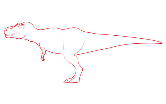 tyrannosaurus, t - rex, dinosaur ) drawing | Stable Diffusion