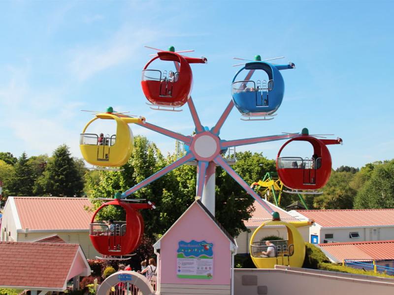 Miss Rabbit's Helicopter Ride in Peppa Pig World at Paultons Park