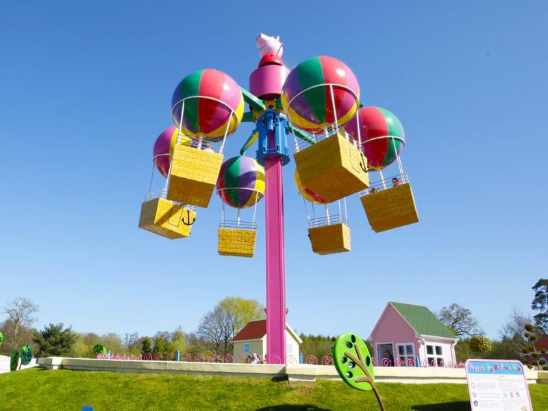 Peppa's Big Balloon Ride in Peppa Pig World at Paultons Park
