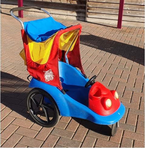 A Paulton's Park single stroller for hire. Please note that these have to be booked in advance.