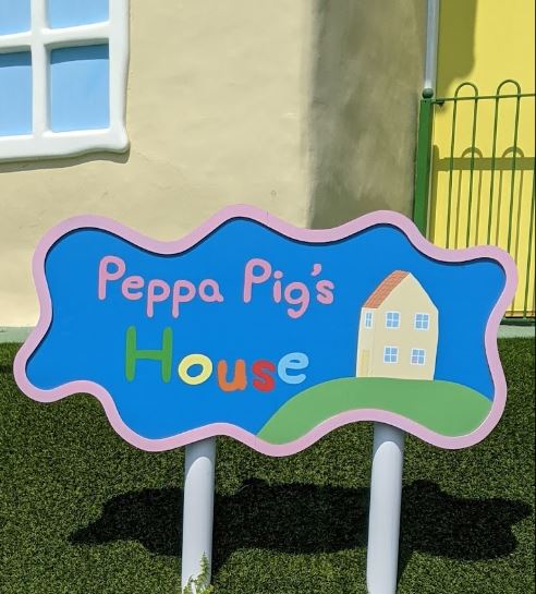 Peppa Pig's House Sign
